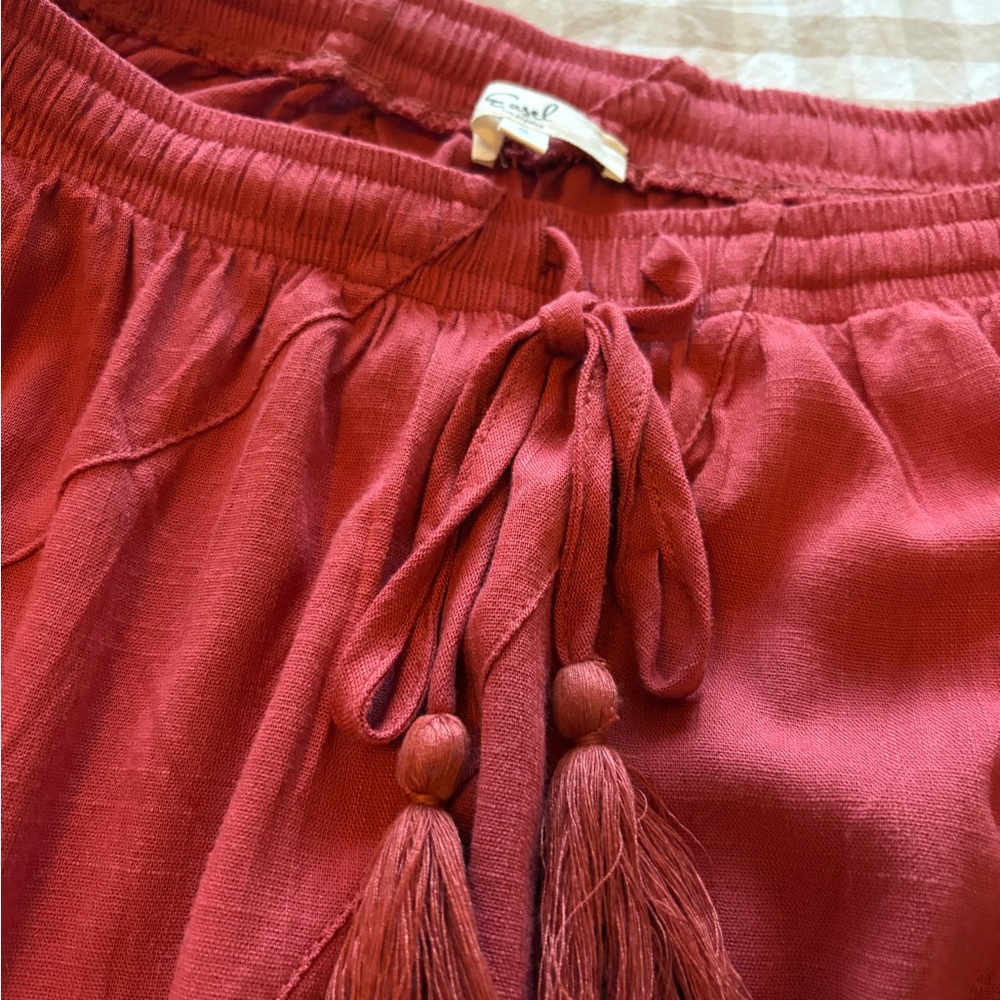 NEW Easel Los Angeles Tassel String Maxi Skirt (maternity friendly!) - Picture 8 of 12